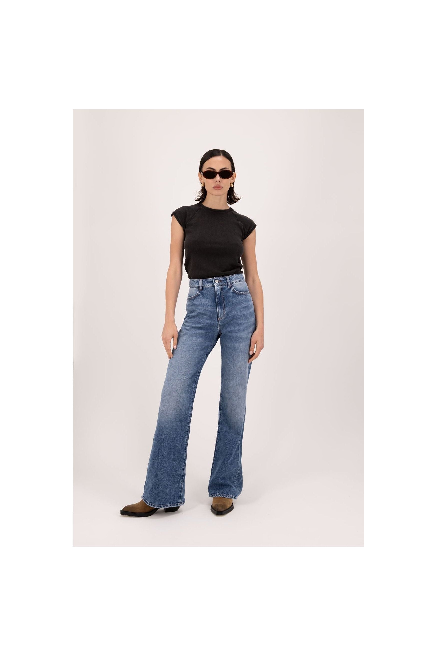 Blue Slim Flared Jeans ICON DENIM LOS ANGELES