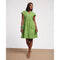 Light Gray Breezy Mini Dress Green