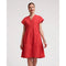 Brown Breezy Mini Dress Red