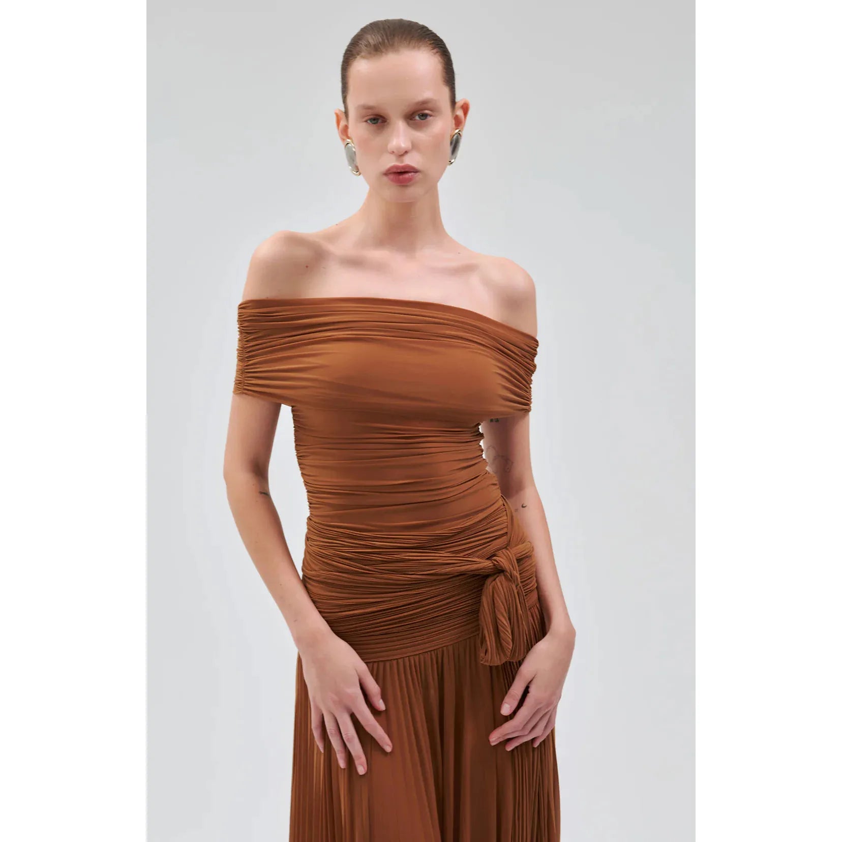 Saddle Brown Ronny Kobo Blanchet Top Tobacco