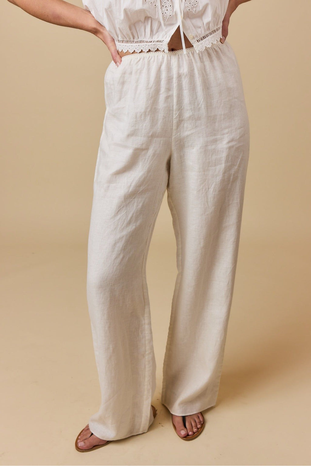 LAVON LINEN PANT Dôen (shopdoen.com)
