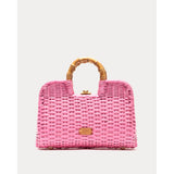 Buzzy Basket Wicker w/Bamboo Handle  Wicker FV Pink OS Frances Valentine