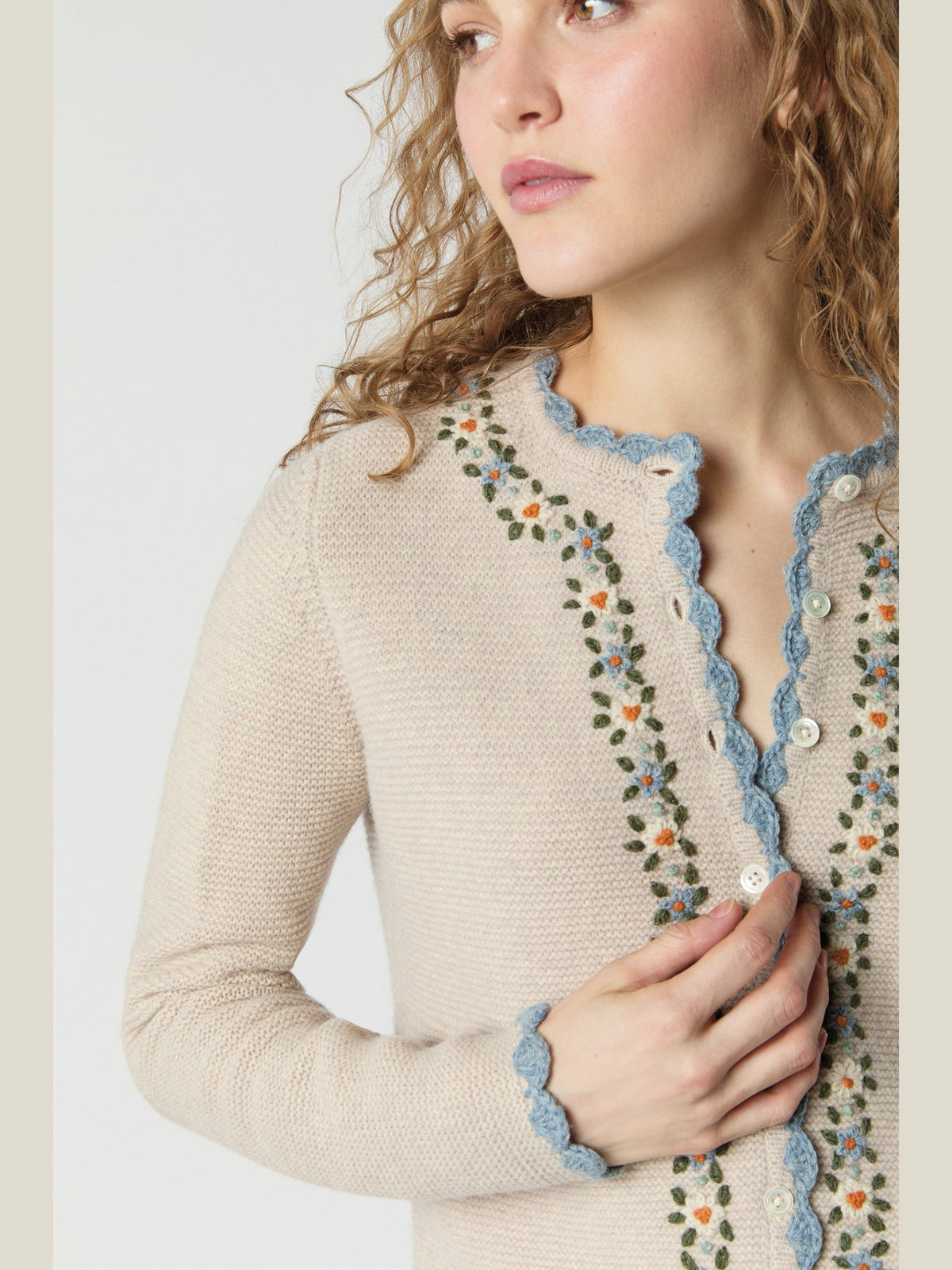 Aloise Embroidered Sweater Mashburn