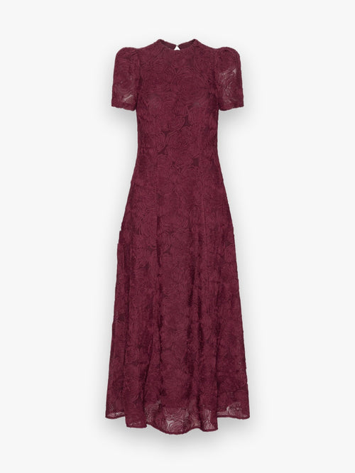 FLOWER MESH FLARED DRESS ROTATE Birger Christensen