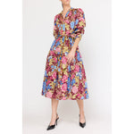 Layla Dress - Carmine Floral