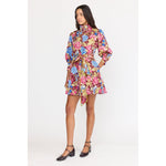 Emi Dress - Carmine Floral