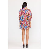 Emi Dress - Carmine Floral