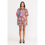 Emi Dress - Carmine Floral