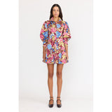 Emi Dress - Carmine Floral