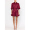 Norie Dress - Maroon