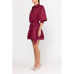 Norie Dress - Maroon