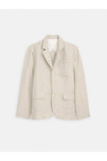 Mercer Linen Jacket in Flax Alex Mill