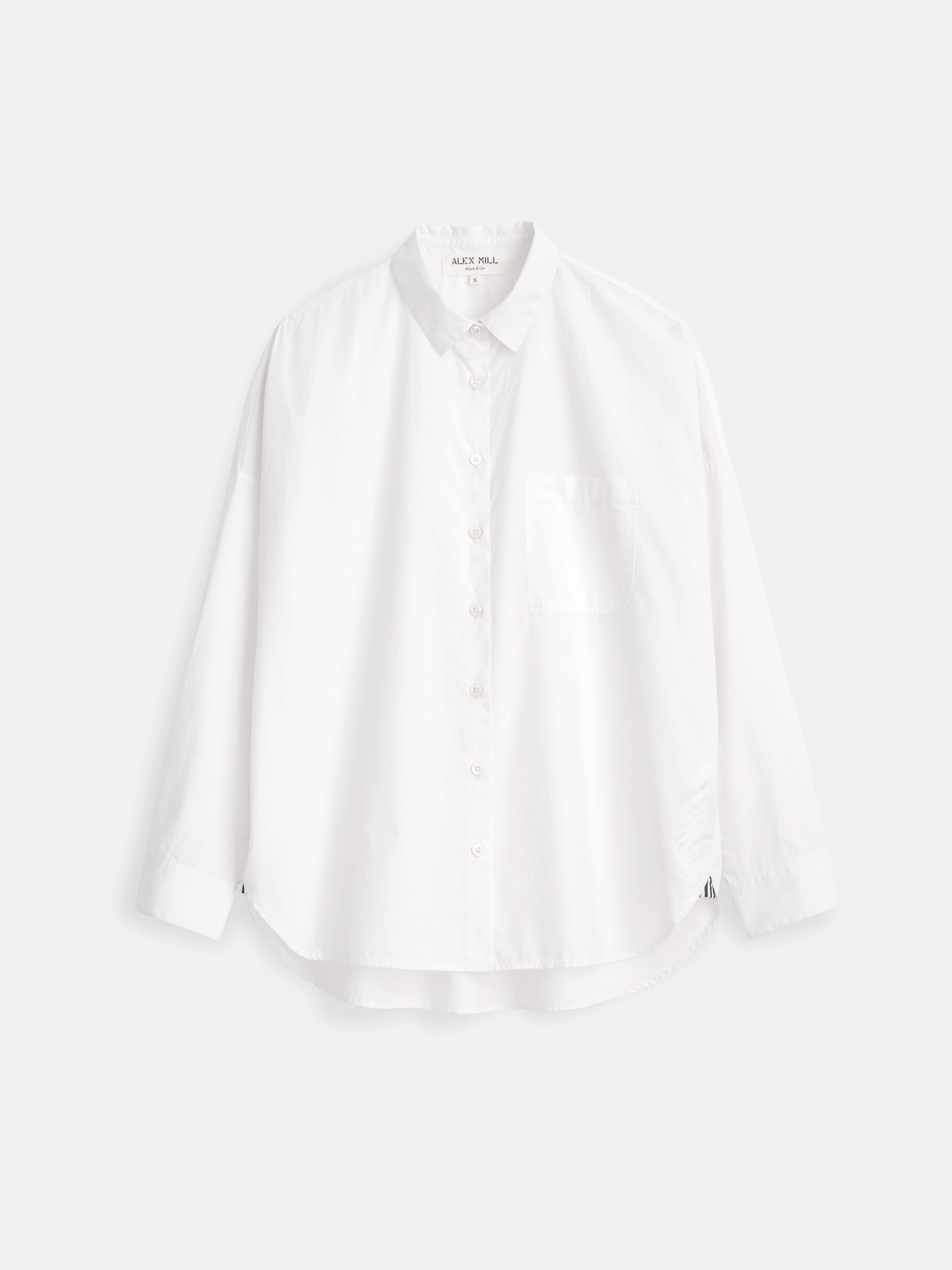 Jo Shirt In Cotton Poplin Alex Mill