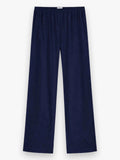 The Pop Pinstripe Simple Pant Navy DONNI.
