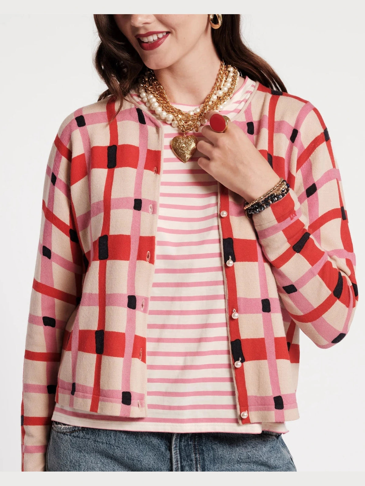 Darling Cardigan Lollipop Lattice Frances Valentine
