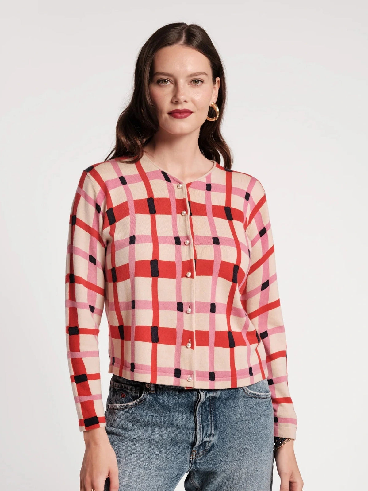 Darling Cardigan Lollipop Lattice Frances Valentine