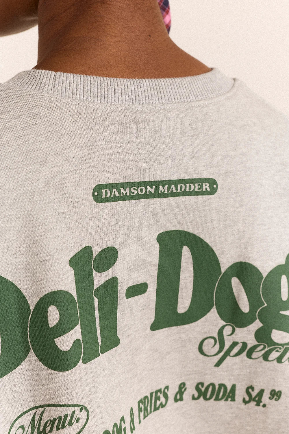 Deli Dog Sweatshirt Damson Madder