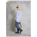 Gray Diana Wrap Shirt