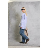 Gray Diana Wrap Shirt