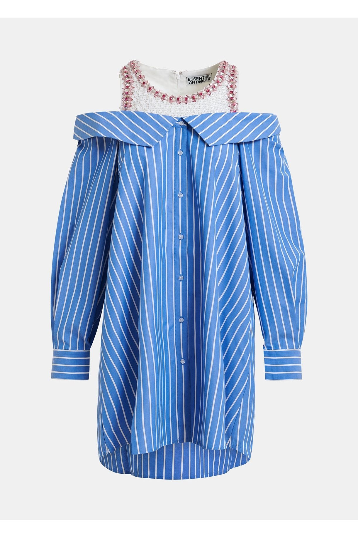 JORI EMBELLISHED SHIRT DRESS ESSENTIEL ANTWERP