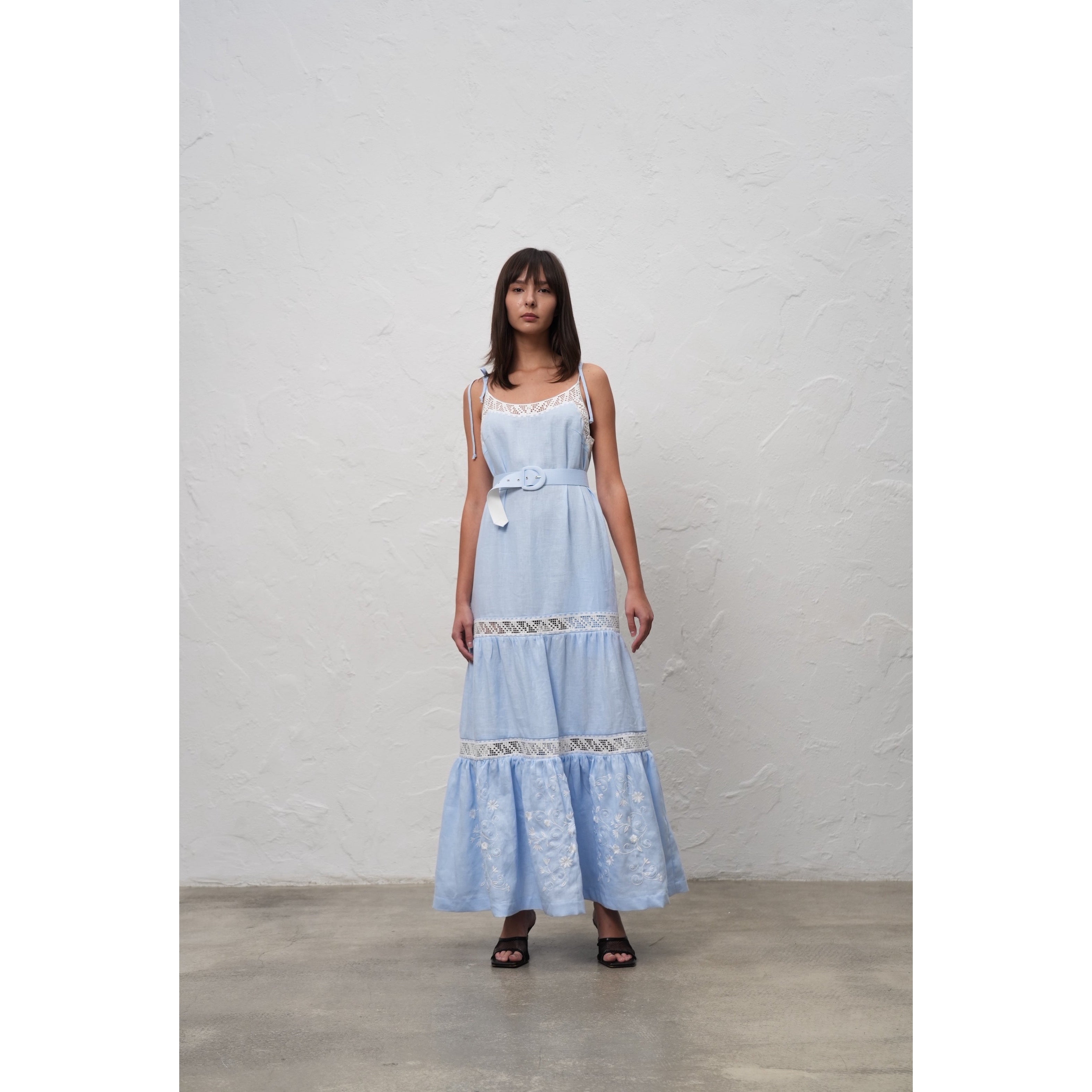 Spring Mirage Sleeveless Maxi Dress Annabo