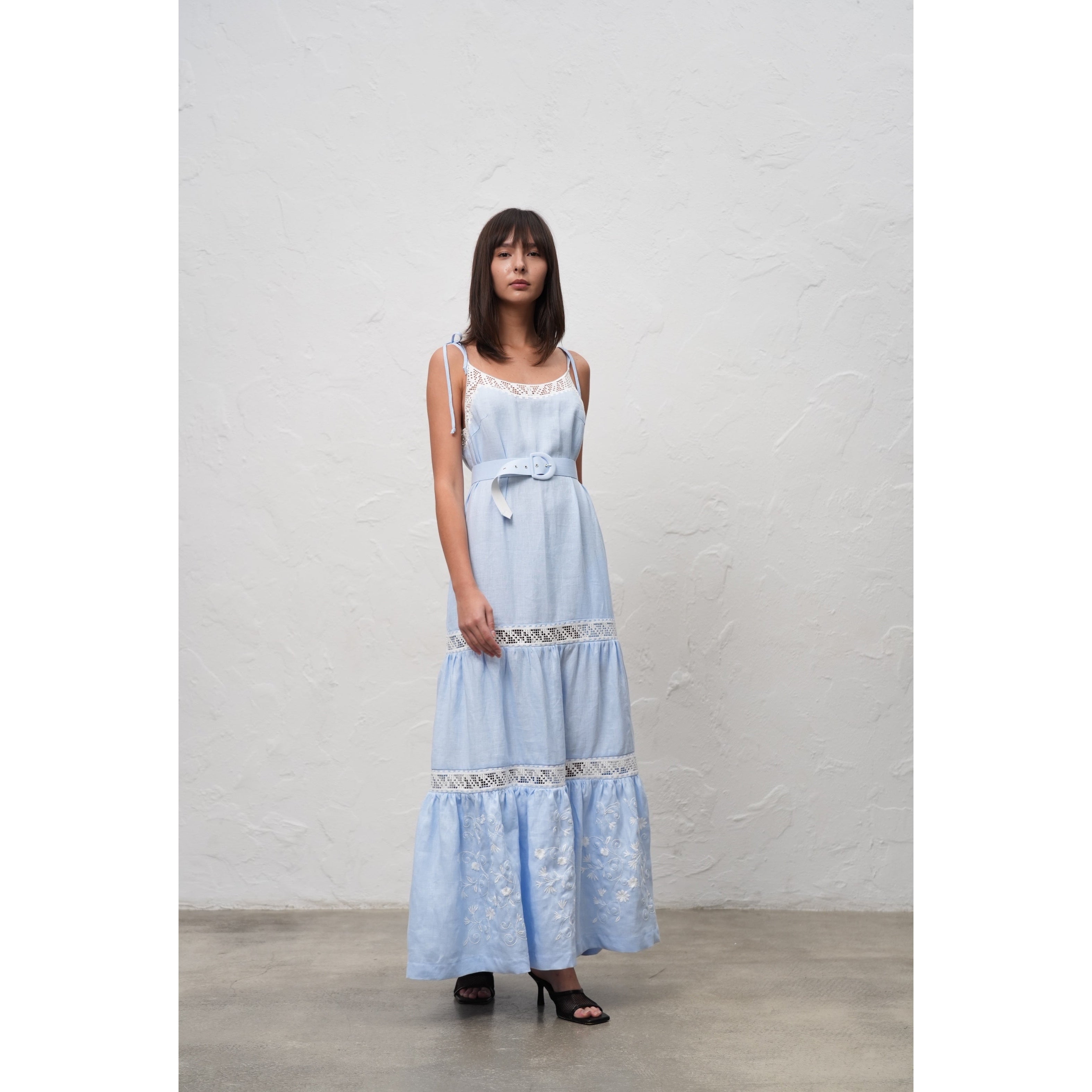 Spring Mirage Sleeveless Maxi Dress Annabo