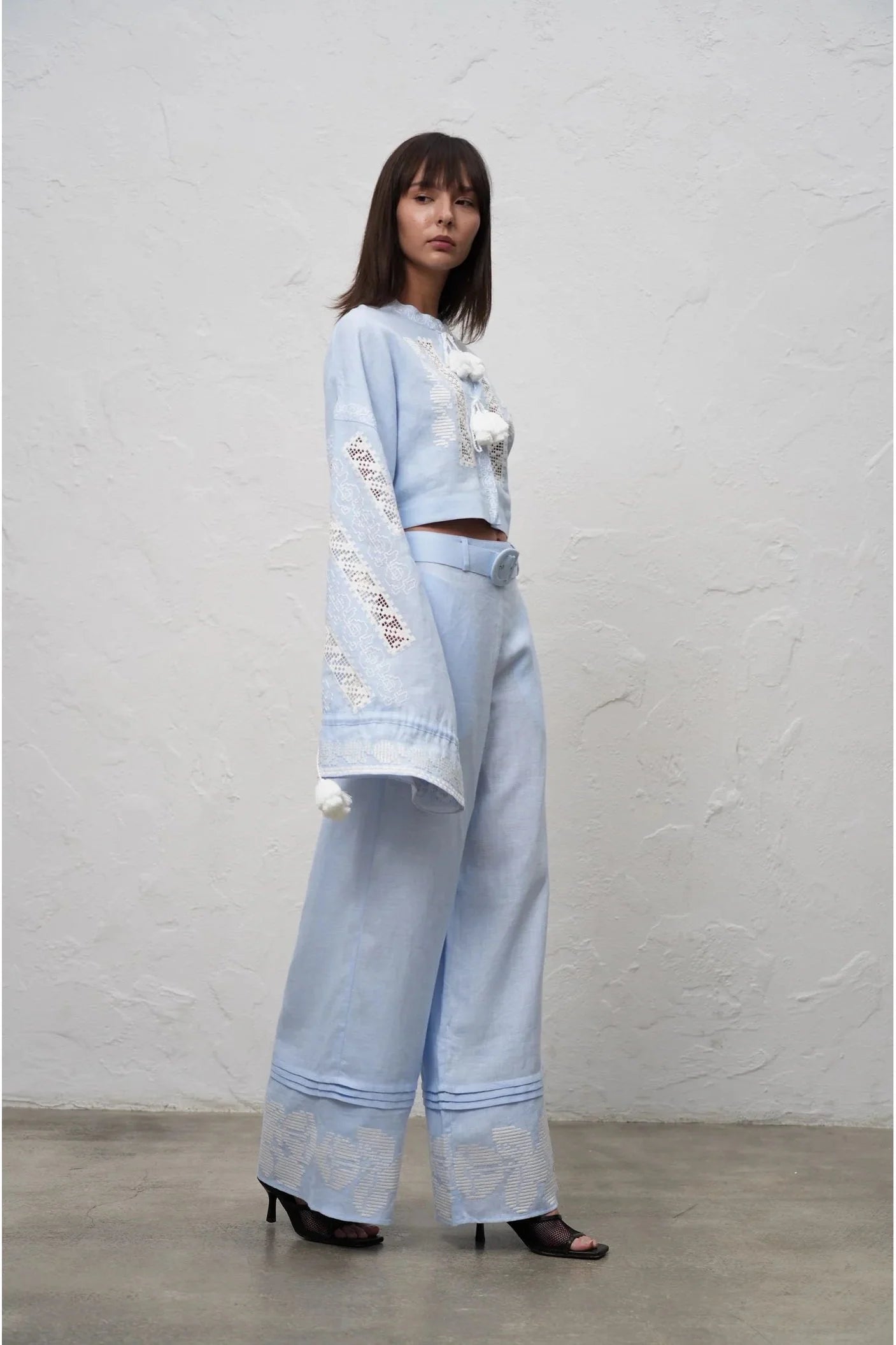 Desert Rose Wide-Leg Pants Annabo