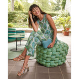 Frances Valentine Robbie Top Graphic Leaf