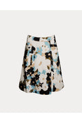 Marta Skirt Morning Dew Cotton Blue/Multi Frances Valentine
