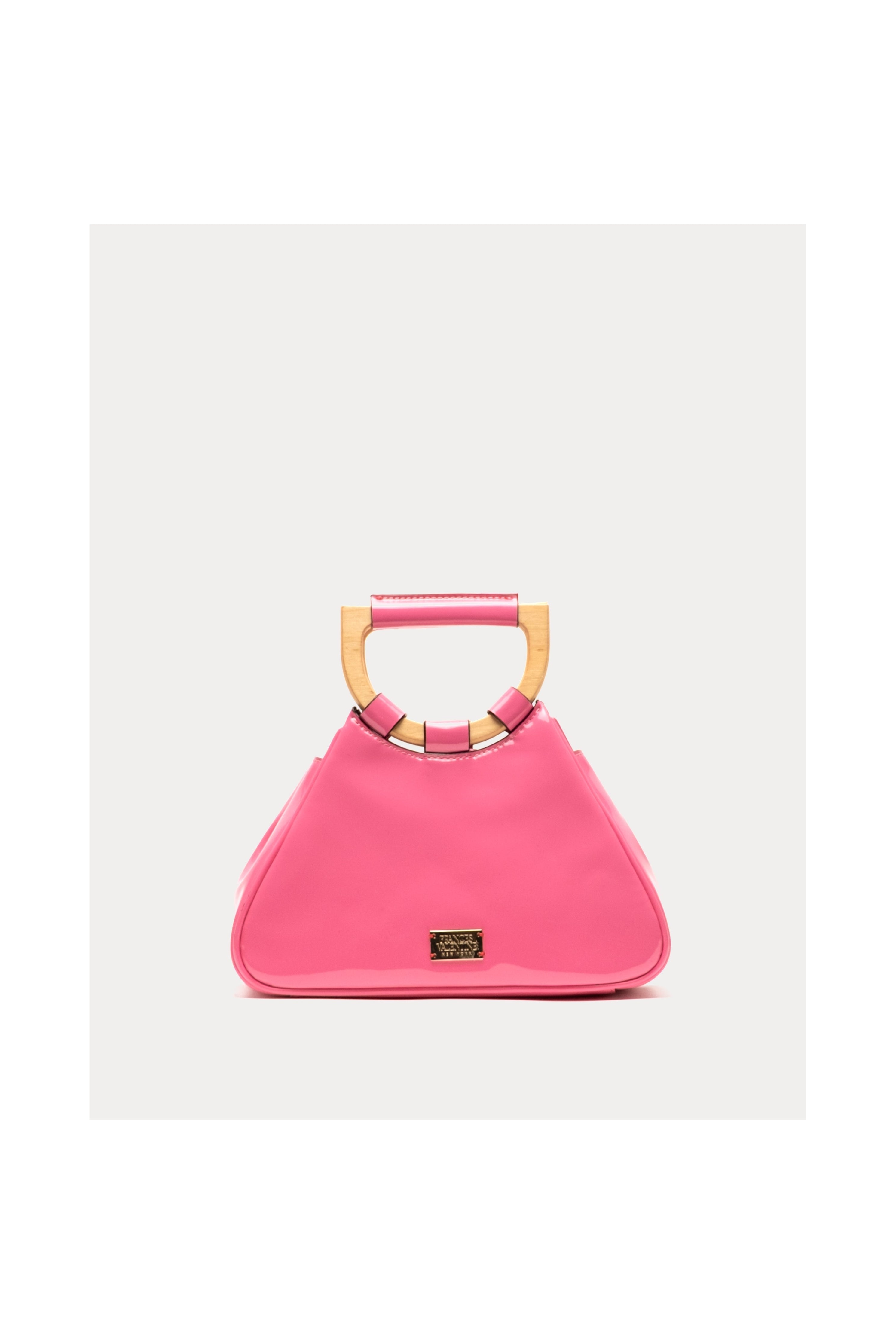 Raye Tote w/Crossbody Soft Patent Leather Pink OS Frances Valentine