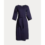 Whitney Wrap Dress Solid Viscose Blend Viscose Blend Black