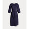 Whitney Wrap Dress Solid Viscose Blend Viscose Blend Black