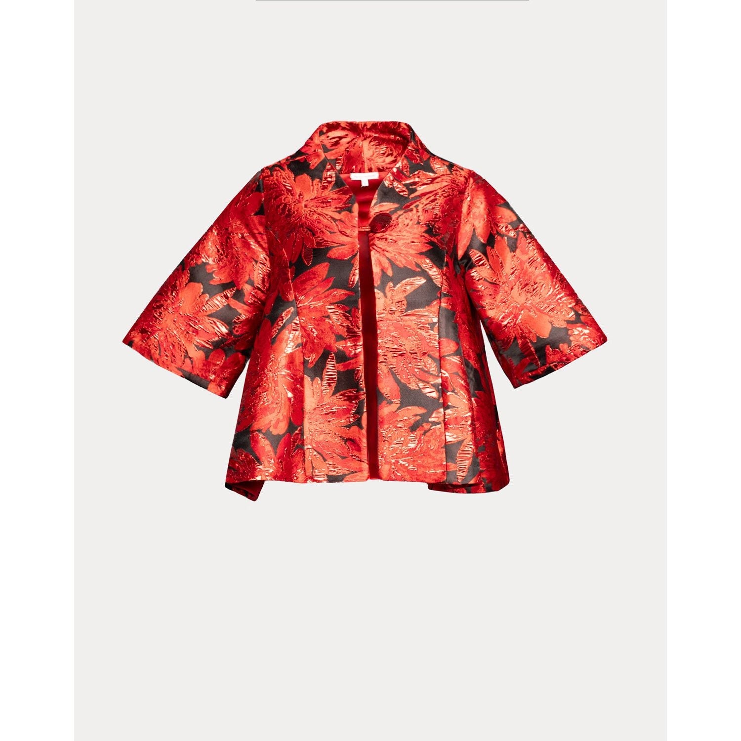 Swing Jacket Metallic Floral Frances Valentine