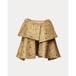 Peyton Swing Jacket Sequin Poly Wool Gold