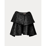 Peyton Swing Jacket Sequin Poly Wool Black