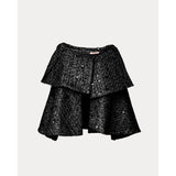 Peyton Swing Jacket Sequin Poly Wool Black
