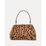 White Smoke Frances Frame Bag Cheetah Faux Fur Faux Fur Camel/Black OS