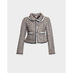 Jessie Jacket Deco Tweed Poly Lurex Light Blue/Gold/Multi