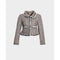Jessie Jacket Deco Tweed Poly Lurex Light Blue/Gold/Multi