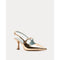 Vivi Pump w/Buckle Vegan Mirror Vegan Mirror Gold