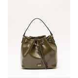 Medium Minnie Bucket Crinkled Leather Leather Olive OS