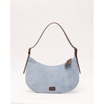Starr Hobo Italian Suede Leather Light Blue OS