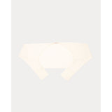 Emmie Long Sleeve Shrug Solid Cotton Cotton Oyster