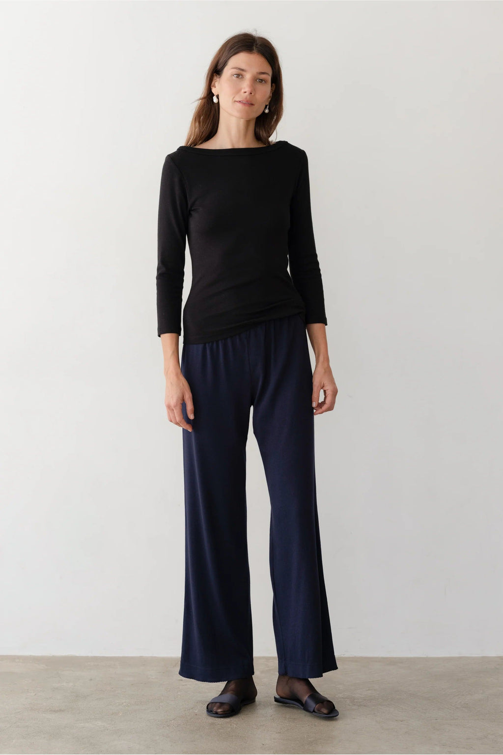 The Baby Rib Scallop Pant DONNI.