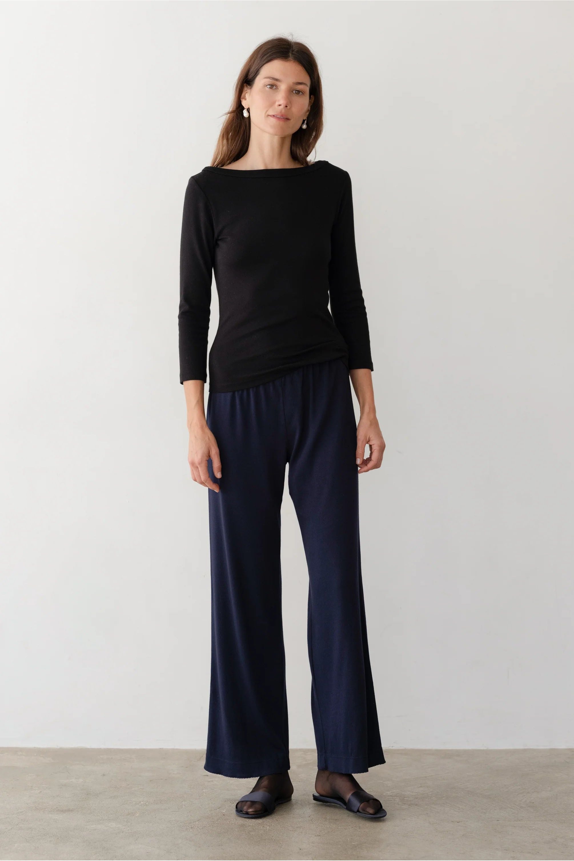 The Baby Rib Scallop Pant DONNI.