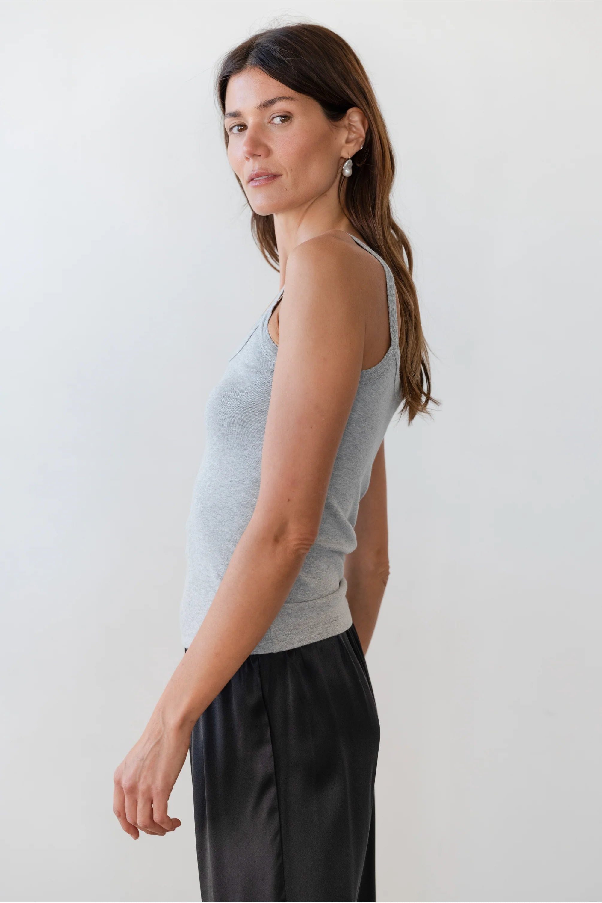 The Baby Rib Scallop Tank DONNI.