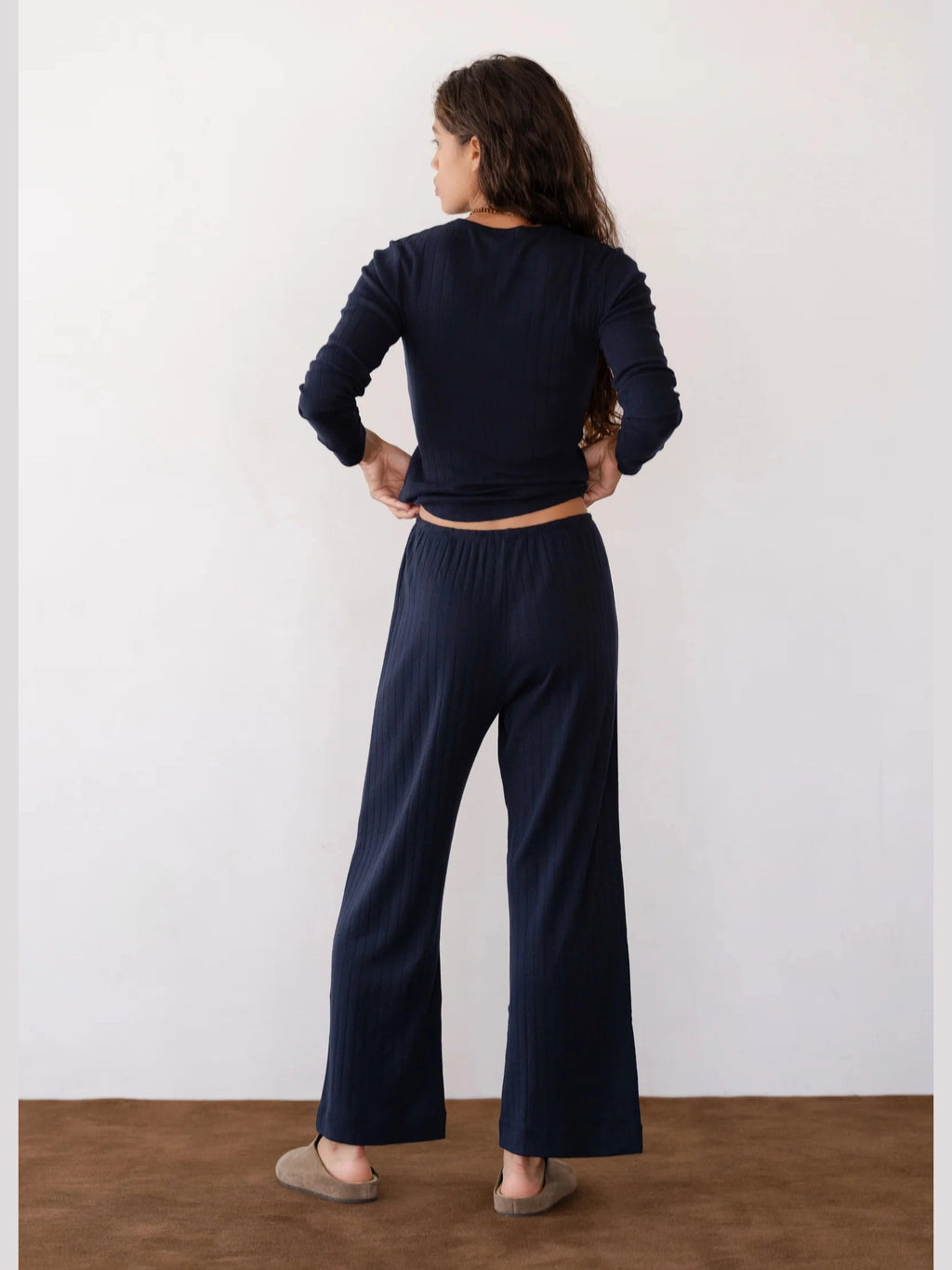 The Pointelle Simple Crop Pant DONNI.