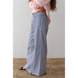 Donni The Stripe Pop Pant Navy Stripe