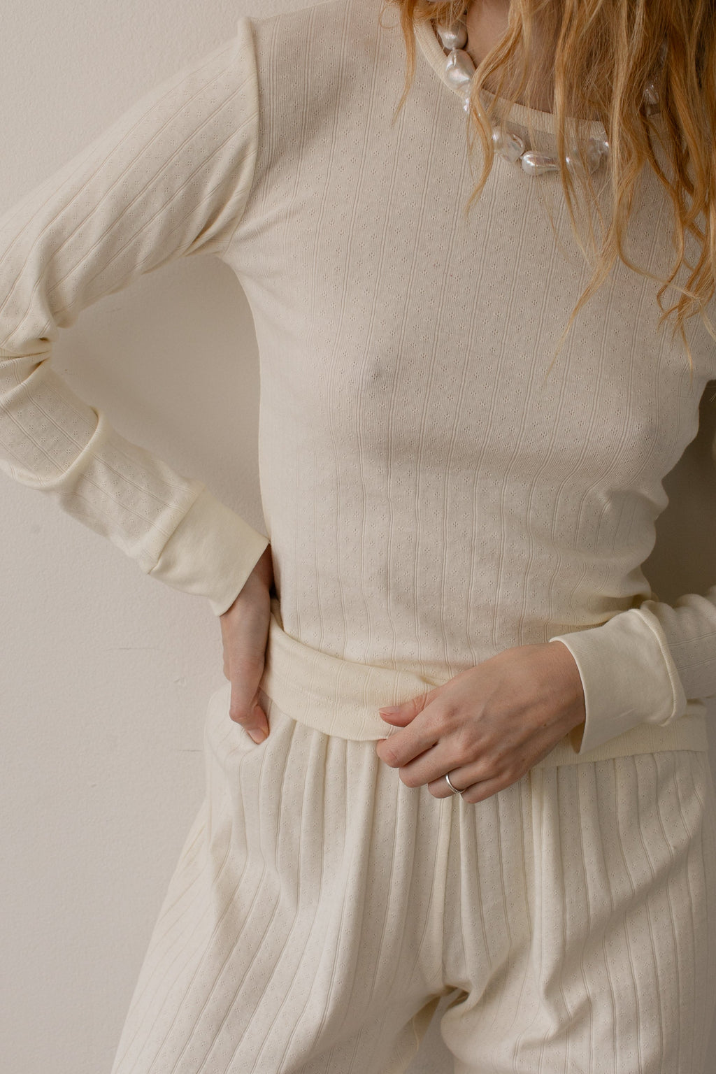 The Pointelle Long Sleeve DONNI.