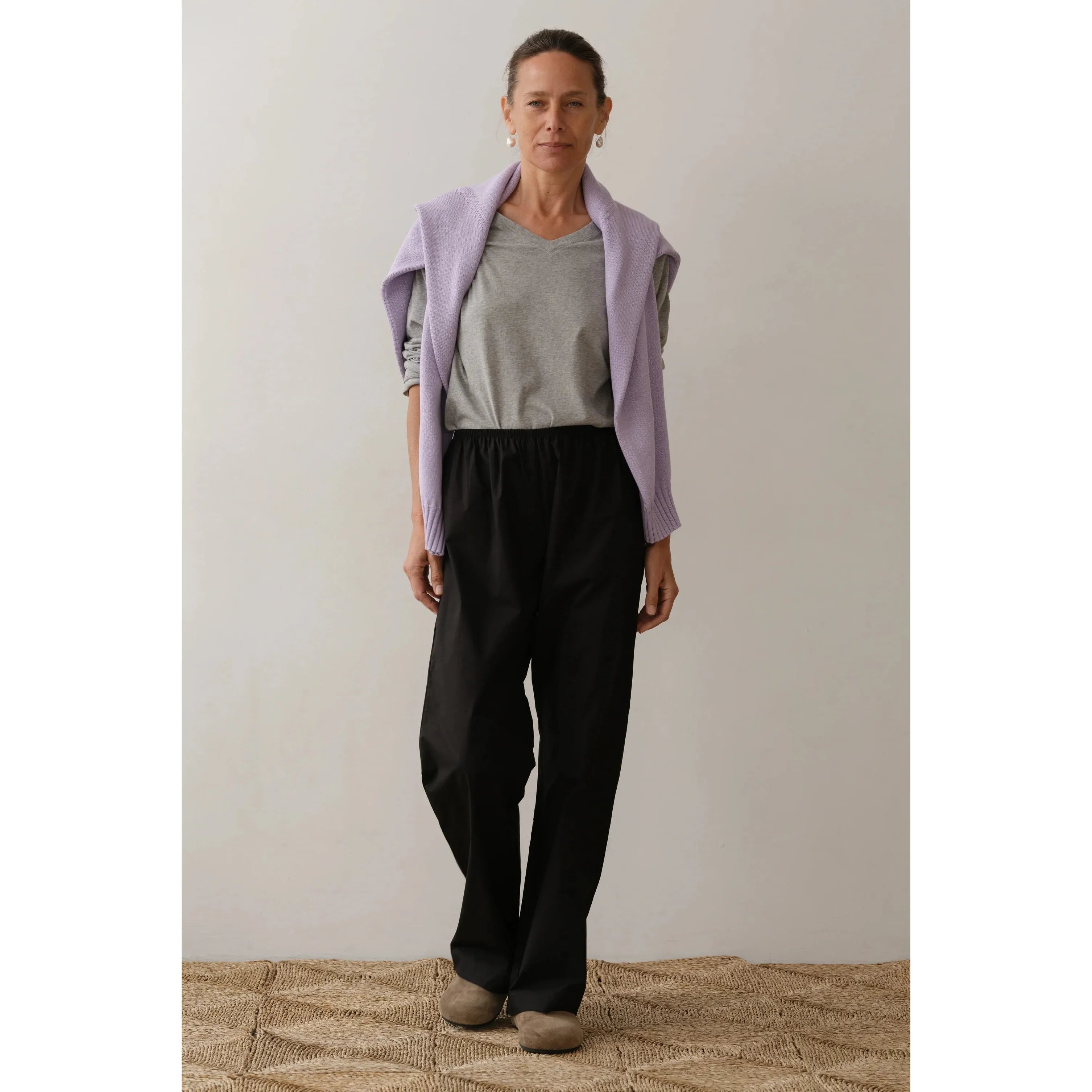 Gray The Pop Simple Pant Jet